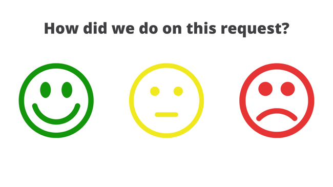 How did we do on this request